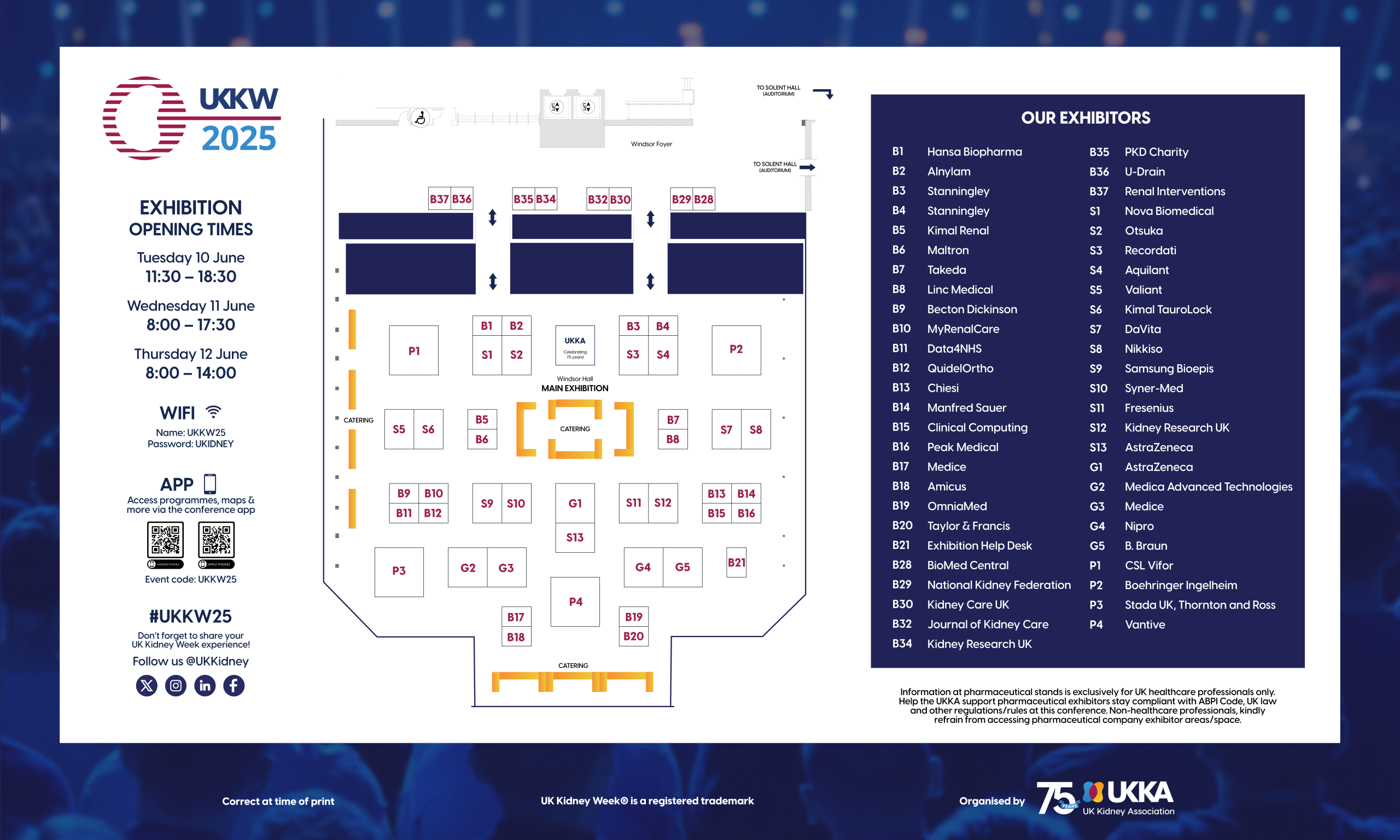 Exhibition floorplan UKKW 2025